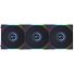 فن کیس Lian Li UNI Fan TL120 LCD Reverse Blade - 3 in 1 - Black
