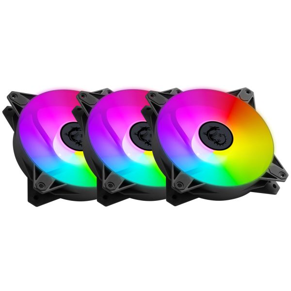 فن کیس MSI MPG F120 ARGB - Black - 3 in 1