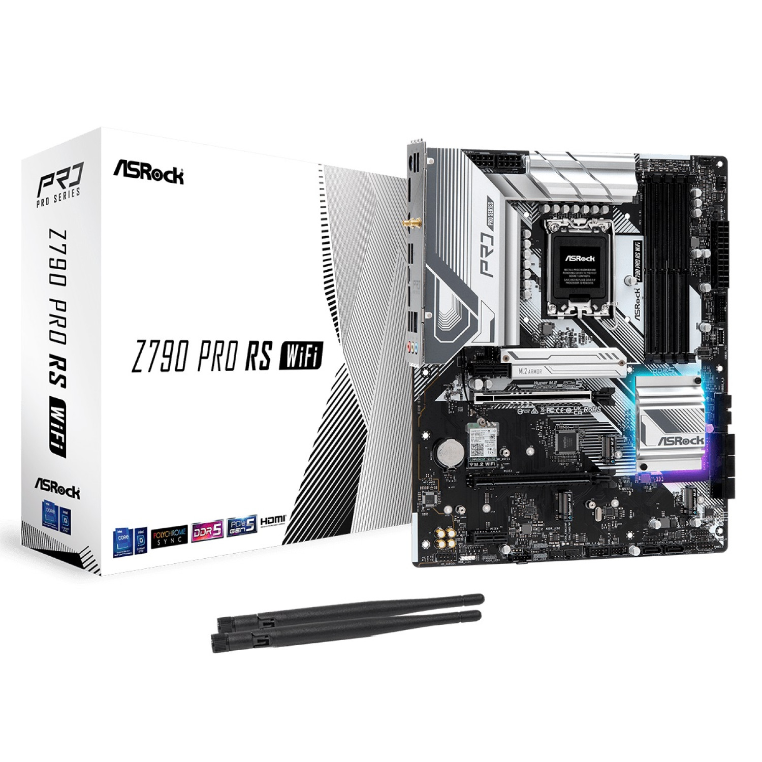 مادربرد ASRock Z790 Pro RS WiFi_6910a8e327d20.jpeg مادربرد ASRock Z790 Pro RS WiFi - تصویر 1