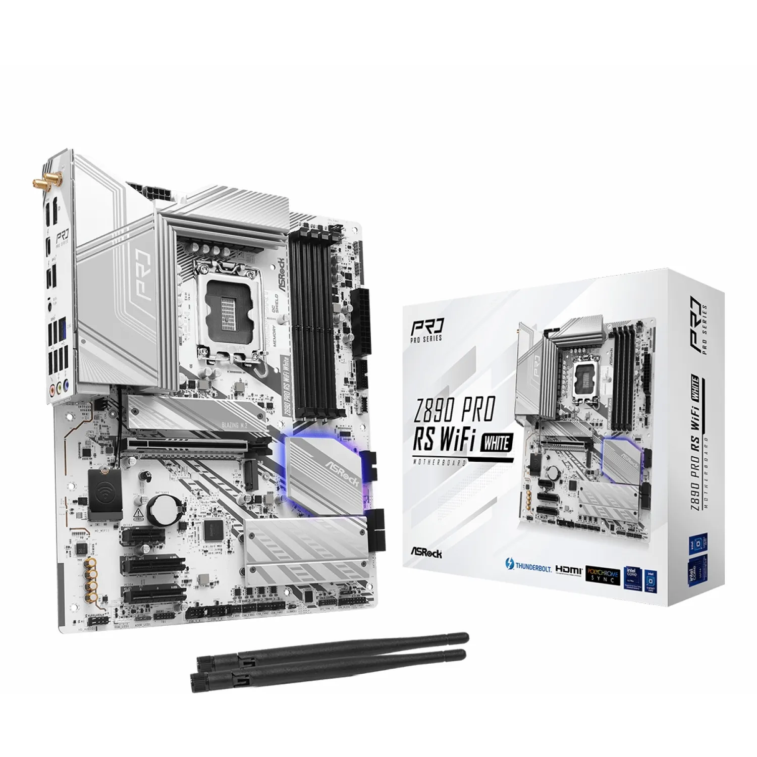 مادربرد ASRock Z890 Pro RS WIFI White_6910cf1fbf891.webp مادربرد ASRock Z890 Pro RS WIFI White - تصویر 1