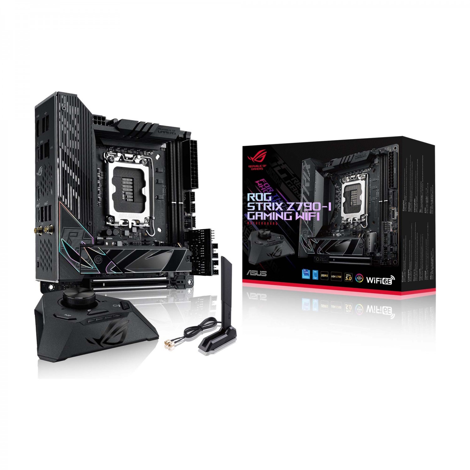 مادربرد ASUS ROG STRIX Z790-I GAMING WIFI_6910bcb94c047.jpeg مادربرد ASUS ROG STRIX Z790-I GAMING WIFI - تصویر 1
