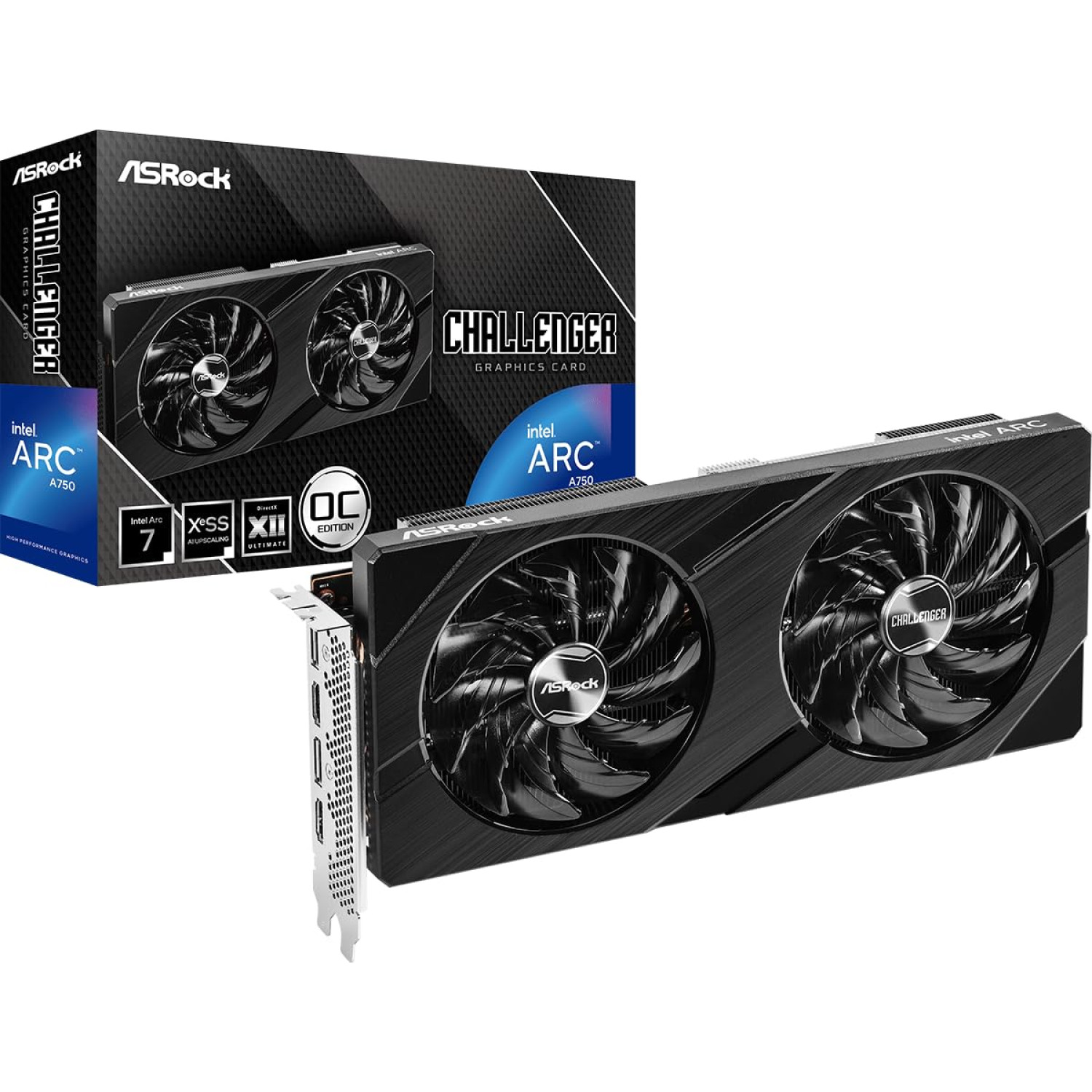 کارت گرافیک ASRock Arc A750 Challenger SE 8GB OC_6915b1e985ce9.jpeg کارت گرافیک ASRock Arc A750 Challenger SE 8GB OC - تصویر 1