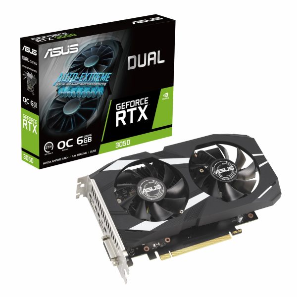 کارت گرافیک Asus Dual RTX 3050 OC 6GB