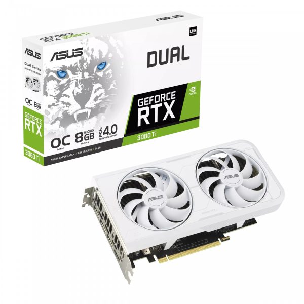 کارت گرافیک ASUS DUAL RTX 3060 Ti O8GD6X - White