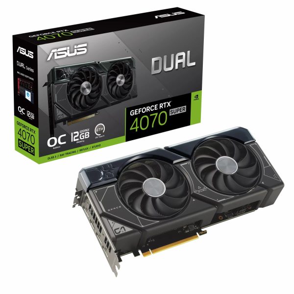 کارت گرافیک ASUS Dual RTX 4070 Super O12G - Black