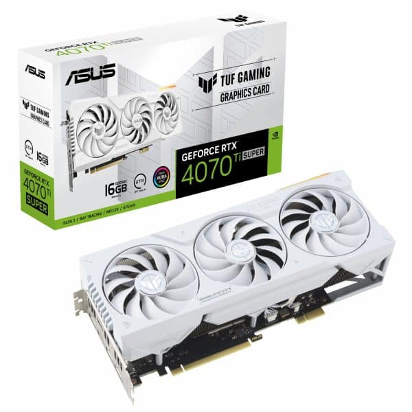 کارت گرافیک ASUS TUF GAMING RTX 4070 Ti Super 16G - BTF White