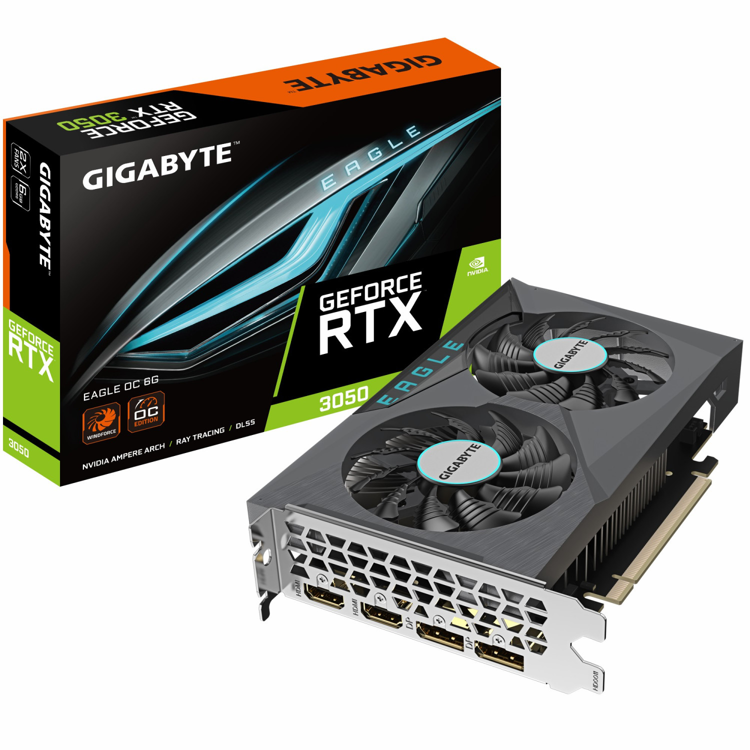 کارت گرافیک GIGABYTE RTX 3050 EAGLE OC 6G_6912ffabde2ab.jpeg کارت گرافیک GIGABYTE RTX 3050 EAGLE OC 6G - تصویر 1