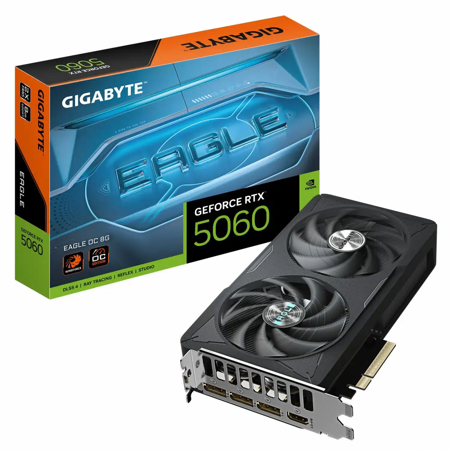 کارت گرافیک GIGABYTE RTX 5060 Eagle OC 8G_691da774cd82c.webp کارت گرافیک GIGABYTE RTX 5060 Eagle OC 8G - تصویر 1