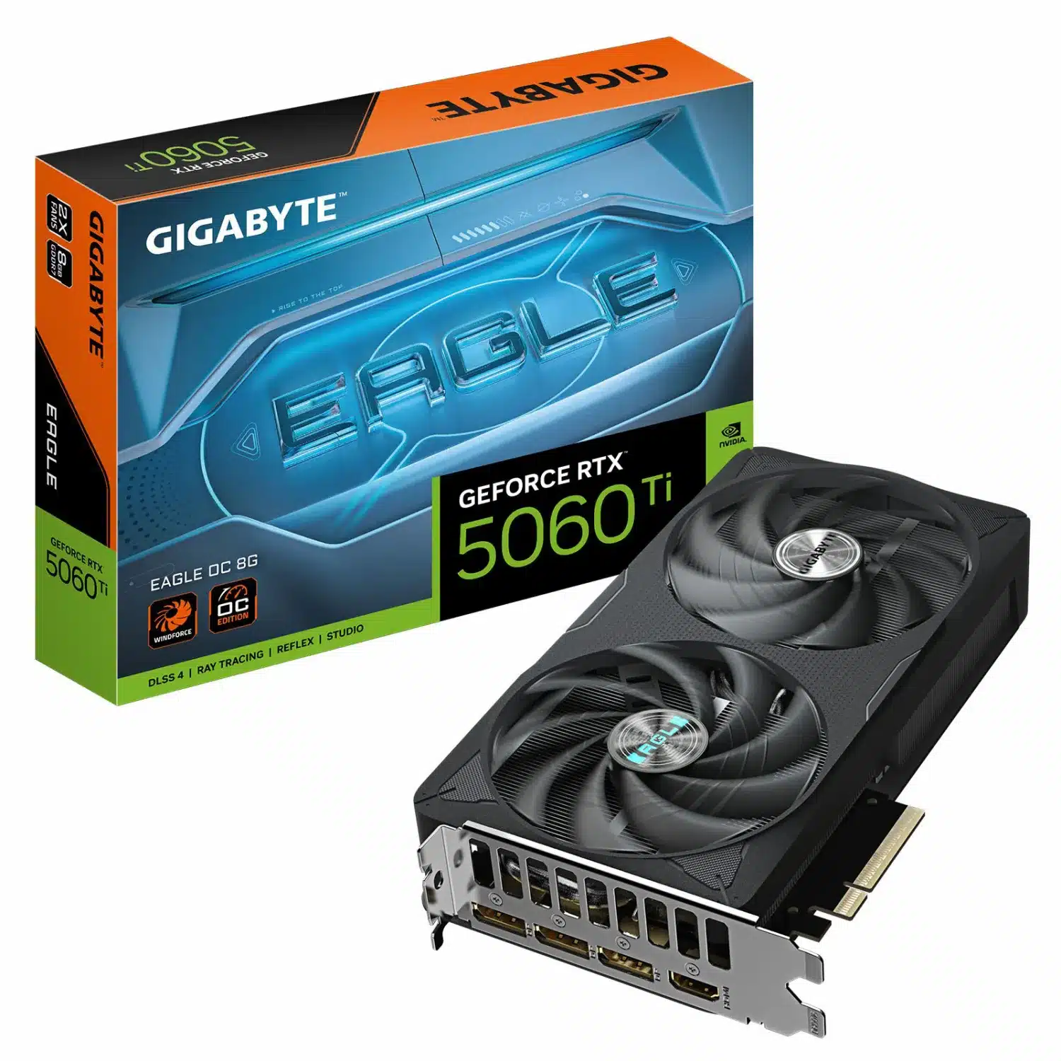 کارت گرافیک GIGABYTE RTX 5060 Ti Eagle OC 8G_6919b62371073.webp کارت گرافیک GIGABYTE RTX 5060 Ti Eagle OC 8G - تصویر 1