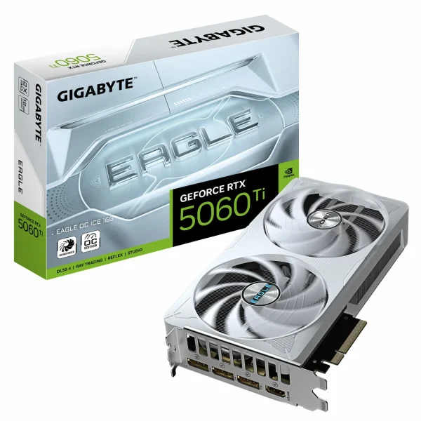 کارت گرافیک GIGABYTE RTX 5060 Ti Eagle OC Ice 16G