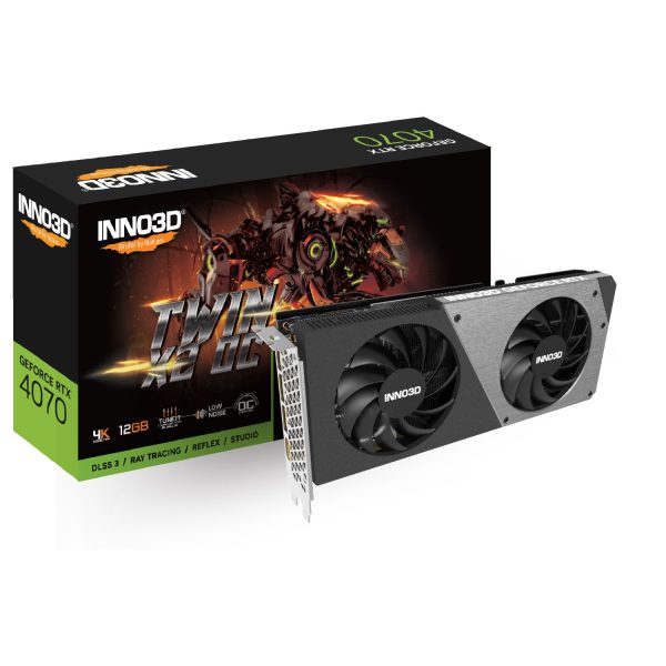 کارت گرافیک Inno3D RTX 4070 Twin X2 OC 12GB - Black