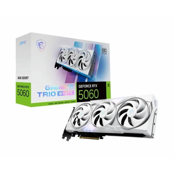 کارت گرافیک MSI RTX 5060 8G Gaming Trio OC White