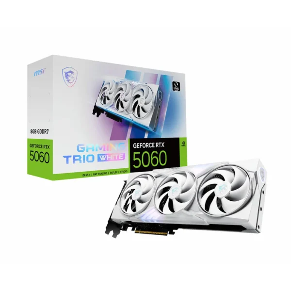 کارت گرافیک MSI RTX 5060 8G Gaming Trio White