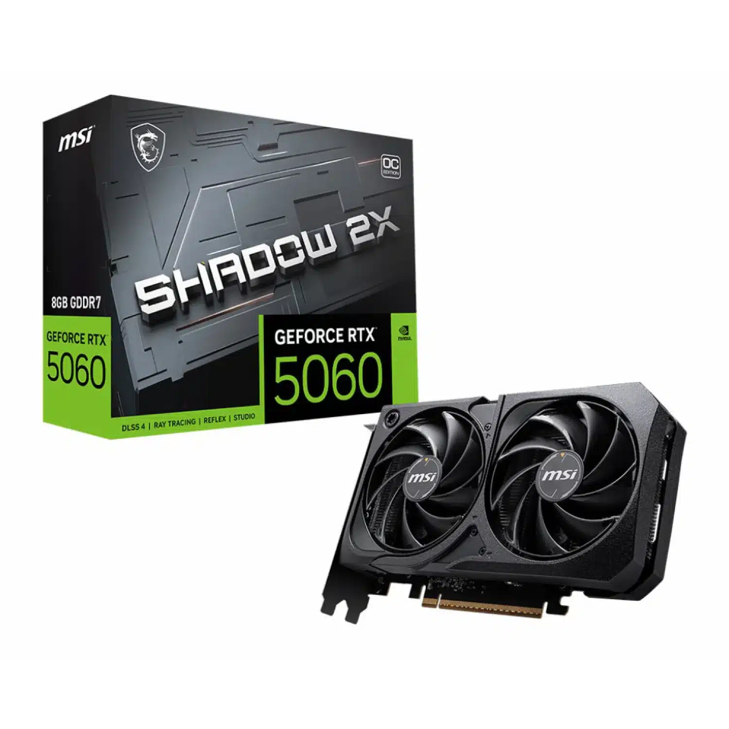 کارت گرافیک MSI RTX 5060 8G Shadow 2X OC_6919e512322a0.webp کارت گرافیک MSI RTX 5060 8G Shadow 2X OC - تصویر 1