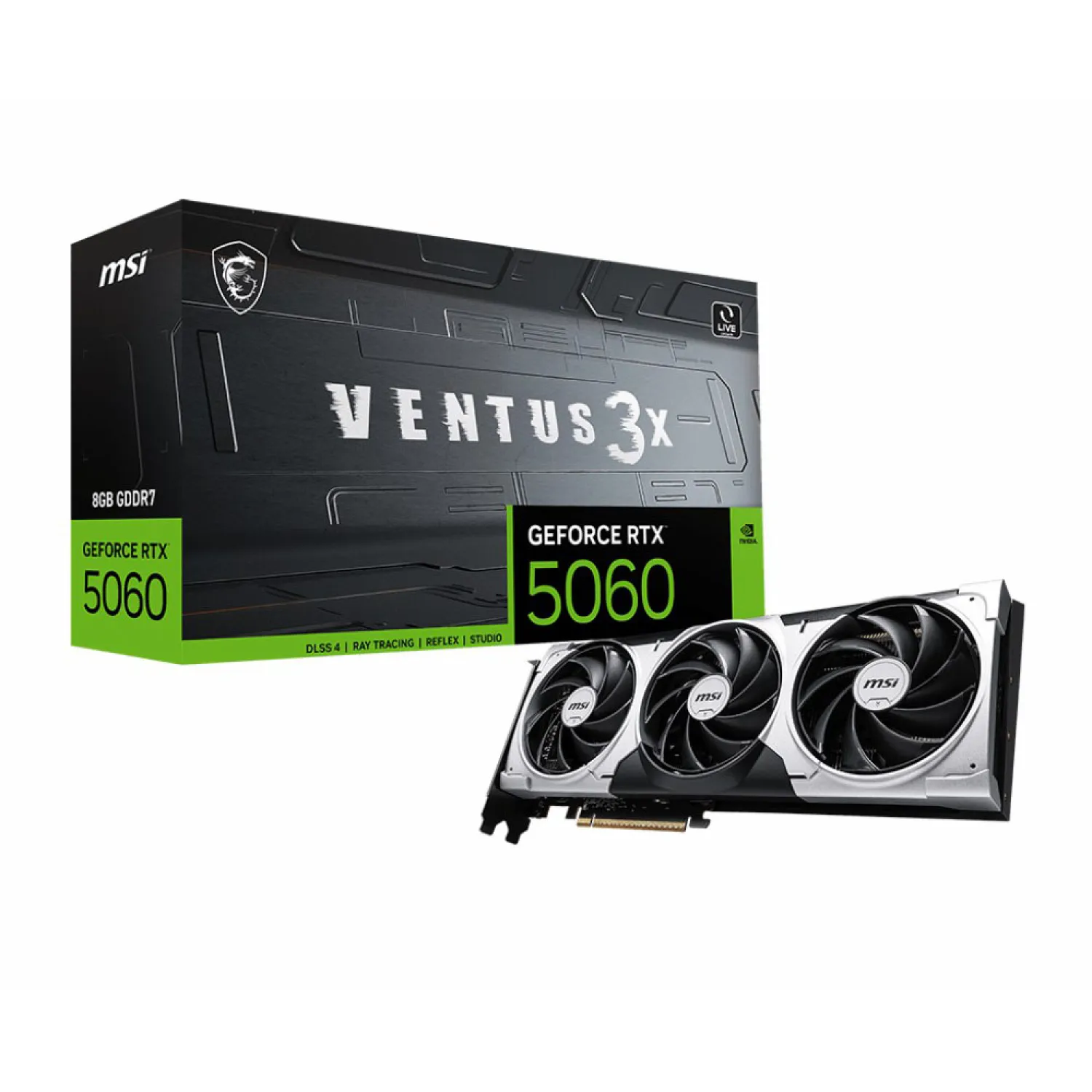 کارت گرافیک MSI RTX 5060 8G Ventus 3X_6911313ceb861.webp کارت گرافیک MSI RTX 5060 8G Ventus 3X - تصویر 1
