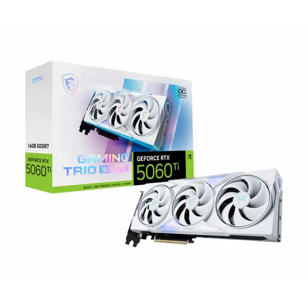 کارت گرافیک MSI RTX 5060 Ti 16G Gaming Trio OC White