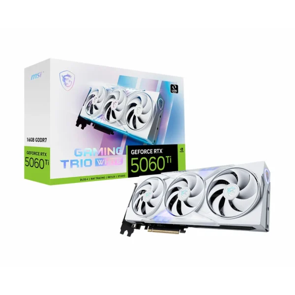 کارت گرافیک MSI RTX 5060 Ti 16G Gaming Trio White