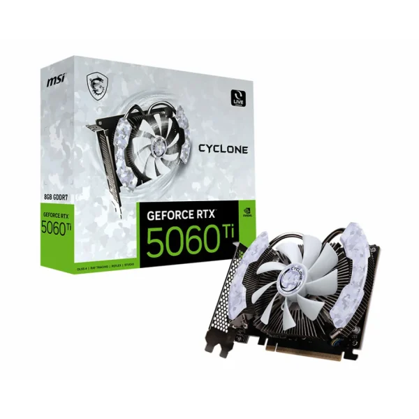 کارت گرافیک MSI RTX 5060 Ti 8G Cyclone