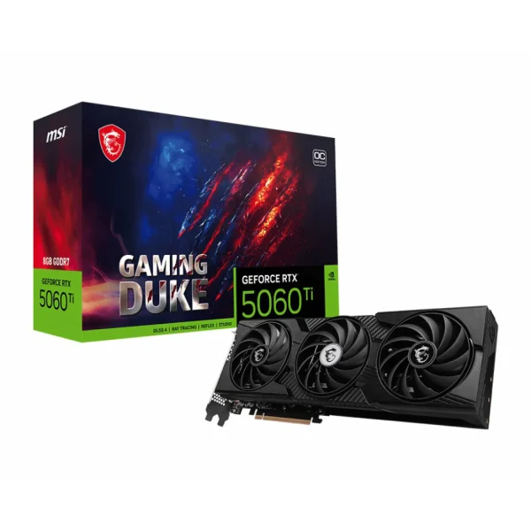 کارت گرافیک MSI RTX 5060 Ti 8G Gaming Duke 3X OC