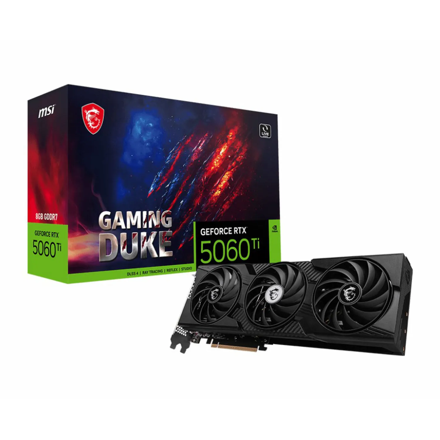 کارت گرافیک MSI RTX 5060 Ti 8G Gaming Duke 3X_69112cd0643ae.webp کارت گرافیک MSI RTX 5060 Ti 8G Gaming Duke 3X - تصویر 1