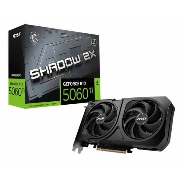 کارت گرافیک MSI RTX 5060 Ti 8G Shadow 2X Plus
