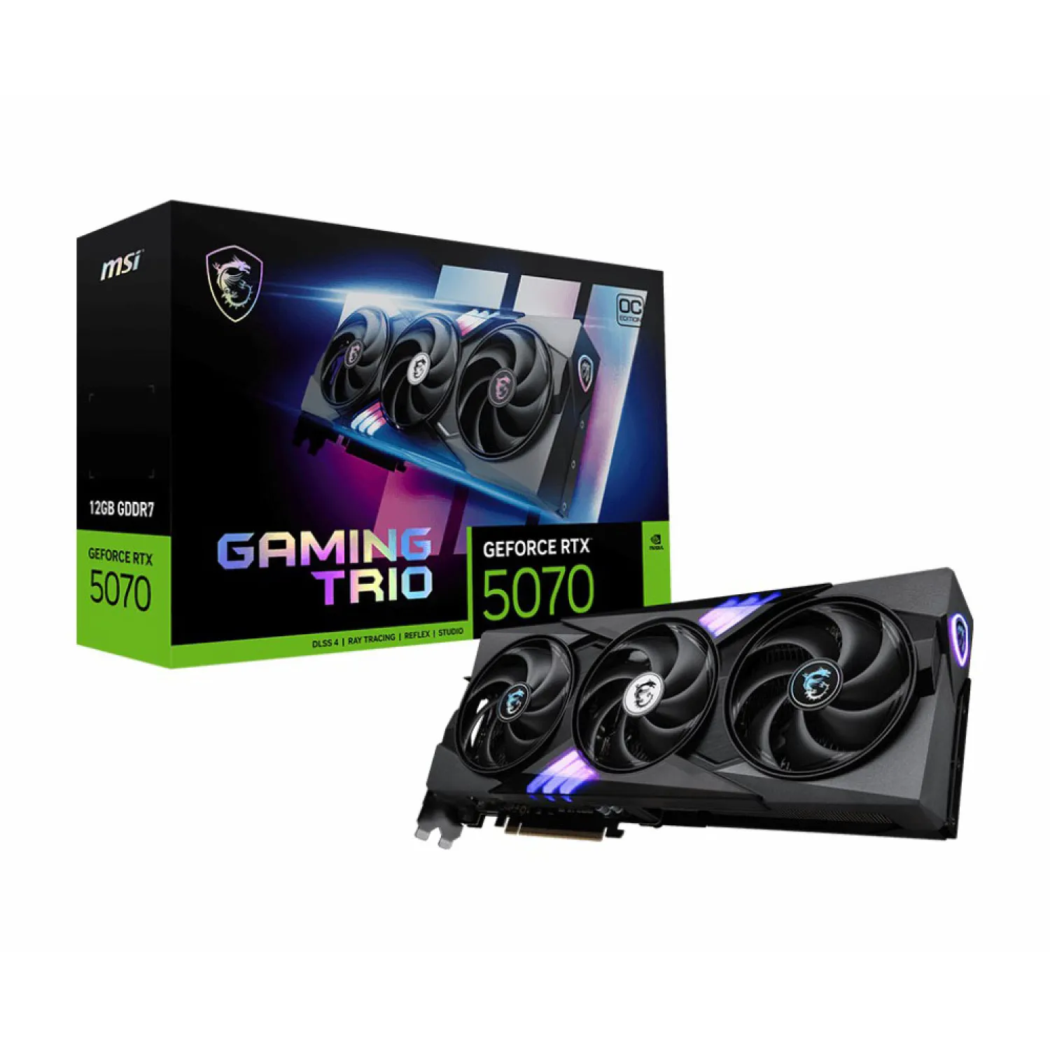 کارت گرافیک MSI RTX 5070 12G Gaming Trio OC_6917434ede4a0.webp کارت گرافیک MSI RTX 5070 12G Gaming Trio OC - تصویر 1