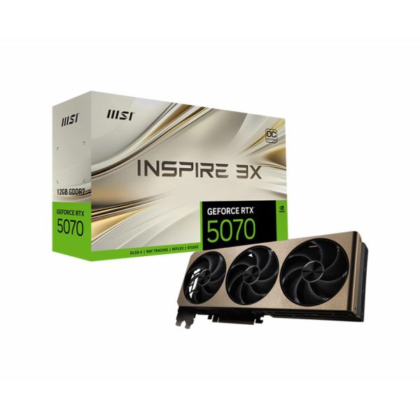 کارت گرافیک MSI RTX 5070 12G Inspire 3X OC