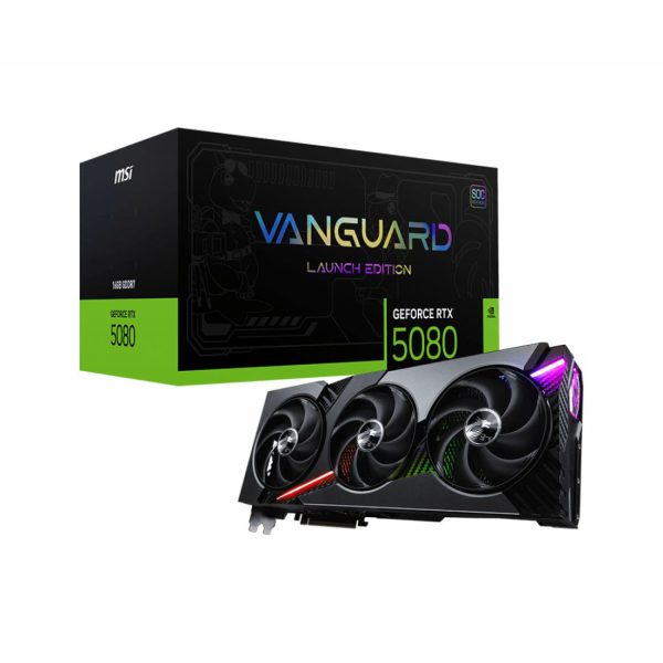 کارت گرافیک MSI RTX 5080 16G Vanguard SOC Launch Edition