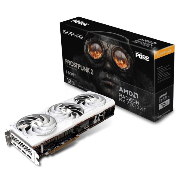 کارت گرافیک Sapphire Pure Radeon RX 7700 XT 12GB Frostpunk 2 Edition
