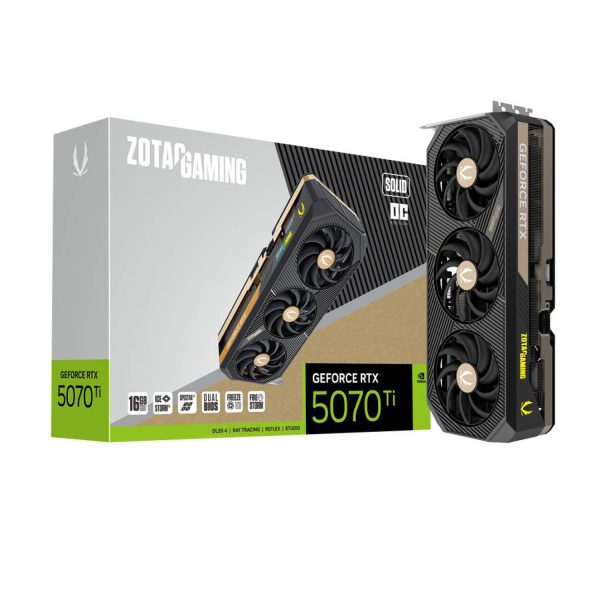 کارت گرافیک Zotac RTX 5070 Ti Solid OC 16GB