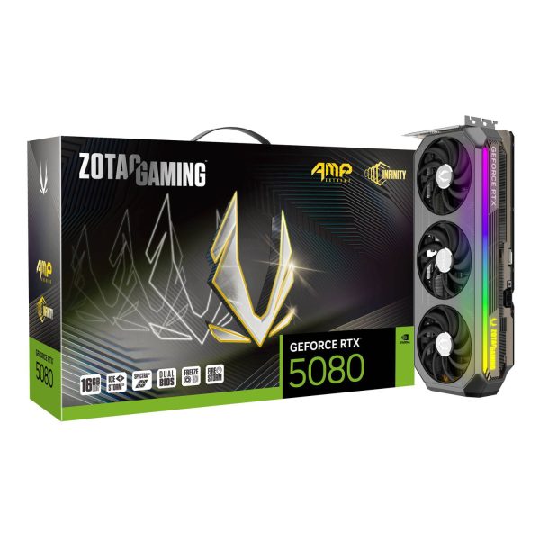 کارت گرافیک Zotac RTX 5080 AMP Extreme INFINITY OC 16GB