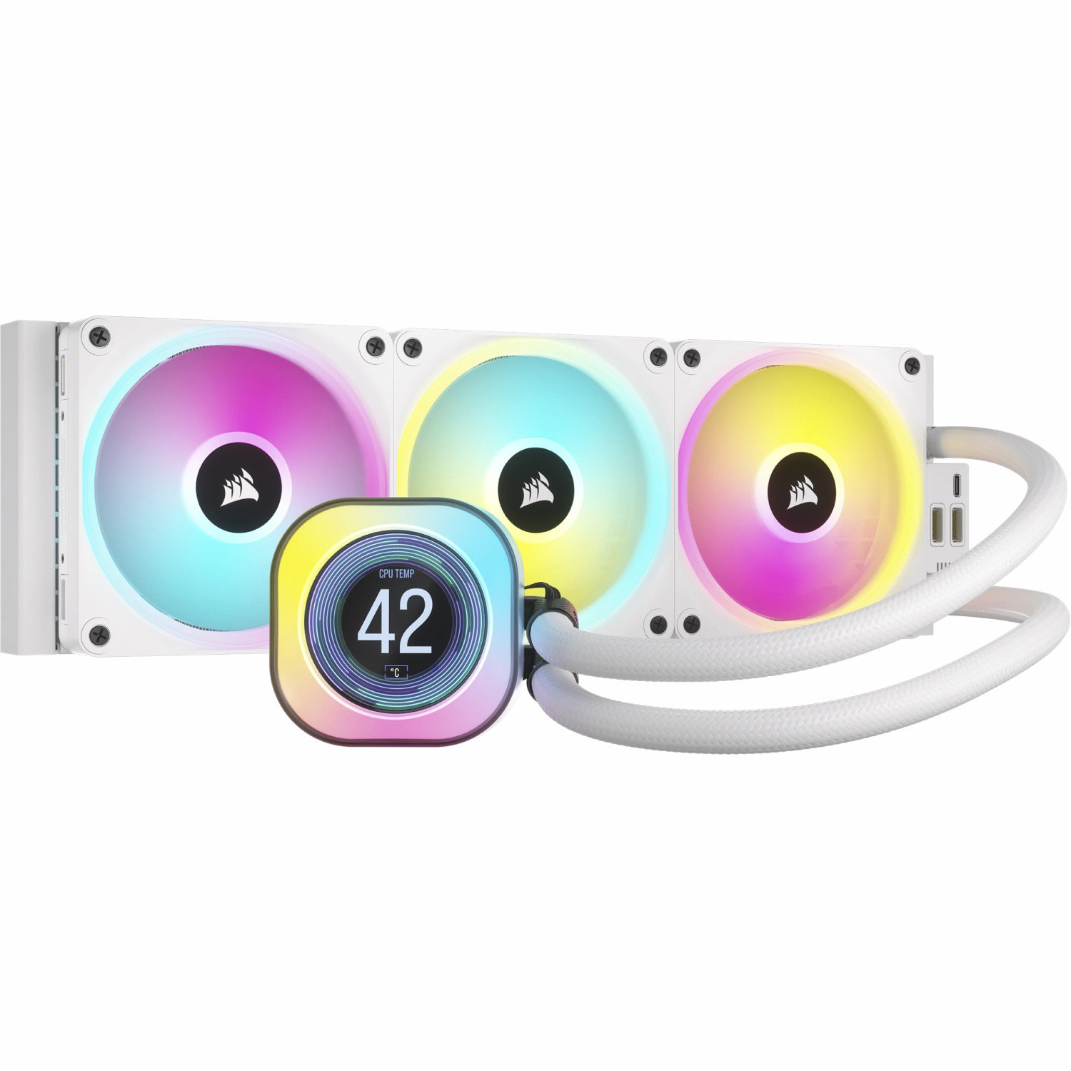 کولر پردازنده Corsair iCUE Link H150i LCD – White_6915311431ebd.jpeg کولر پردازنده Corsair iCUE Link H150i LCD - White - تصویر 1