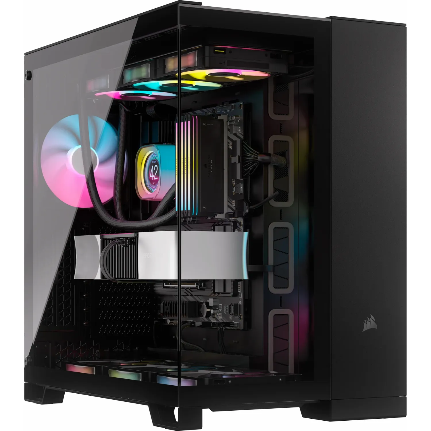 کیس Corsair 6500X – Black_691277ad788a5.webp کیس Corsair 6500X - Black - تصویر 1