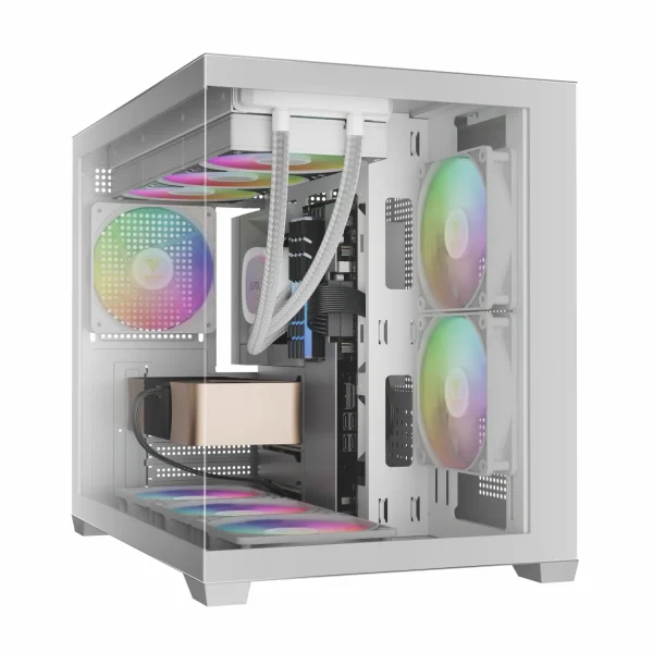 کیس Gamdias AURA GC10M ARGB - White
