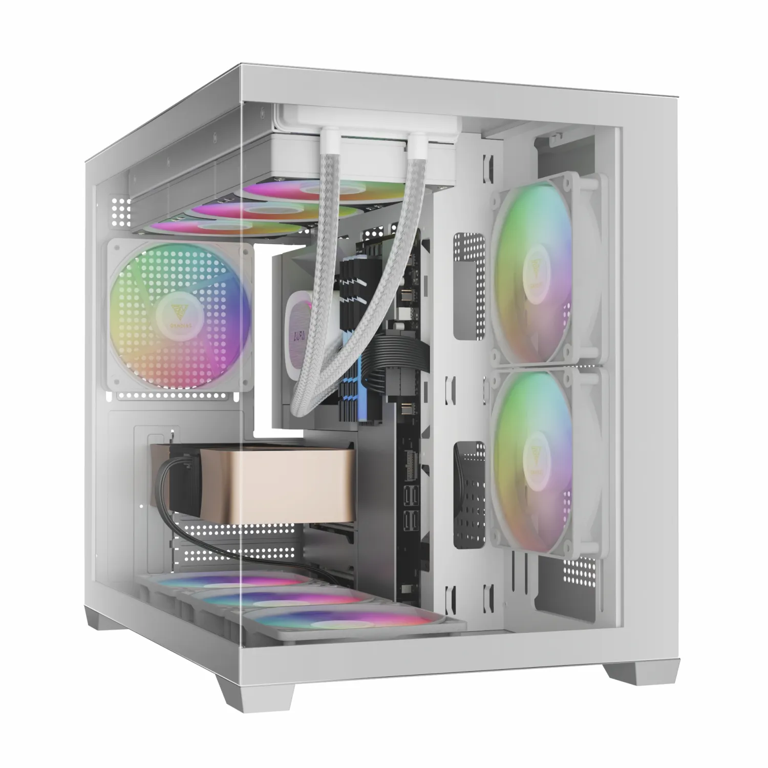 کیس Gamdias AURA GC10M ARGB – White_6910d853719a1.webp کیس Gamdias AURA GC10M ARGB - White - تصویر 1