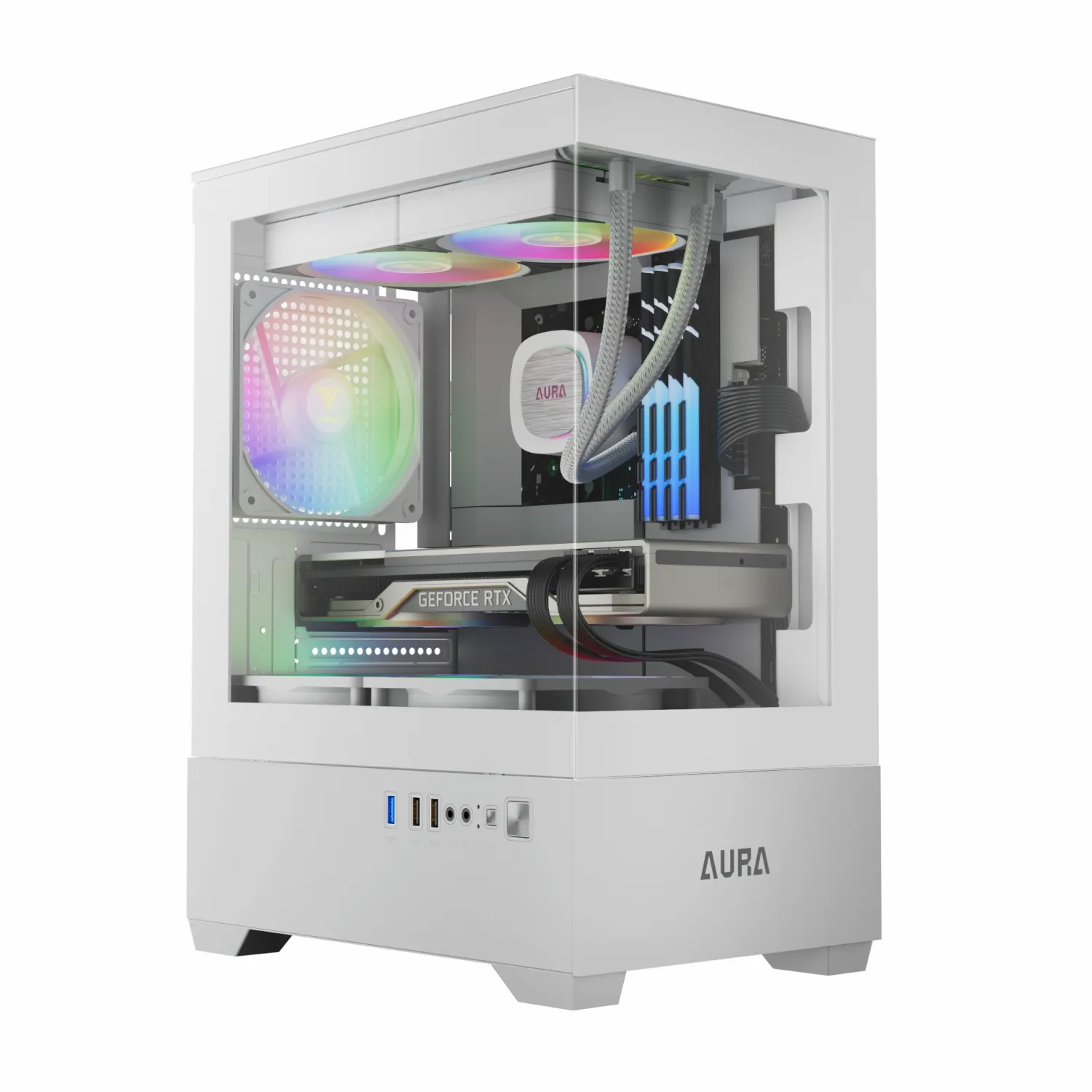 کیس Gamdias AURA GC9M ARGB – White_6910d7c181a1b.webp کیس Gamdias AURA GC9M ARGB - White - تصویر 1