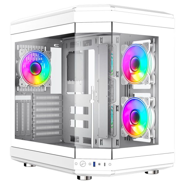 کیس GameMax Hype - White