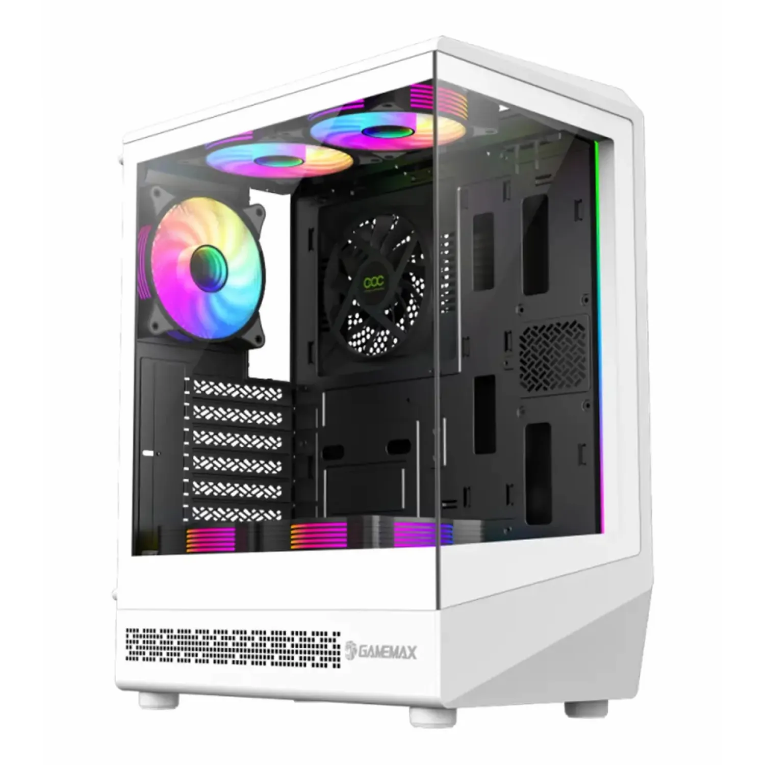 کیس GameMax Vista COC – White_690a8d02e7000.webp کیس GameMax Vista COC - White - تصویر 1