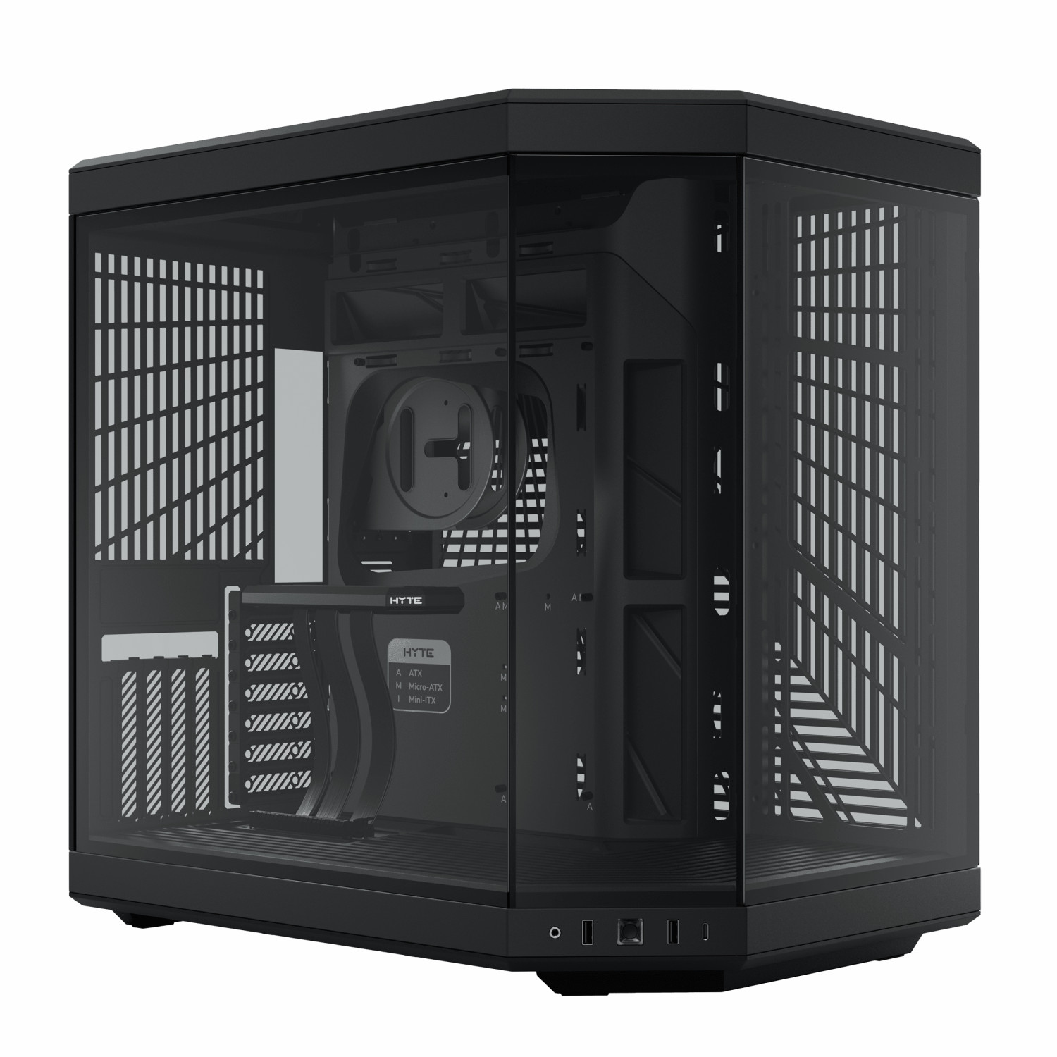 کیس HYTE Y70 – Pitch Black_6912f1a298a47.jpeg کیس HYTE Y70 - Pitch Black - تصویر 1