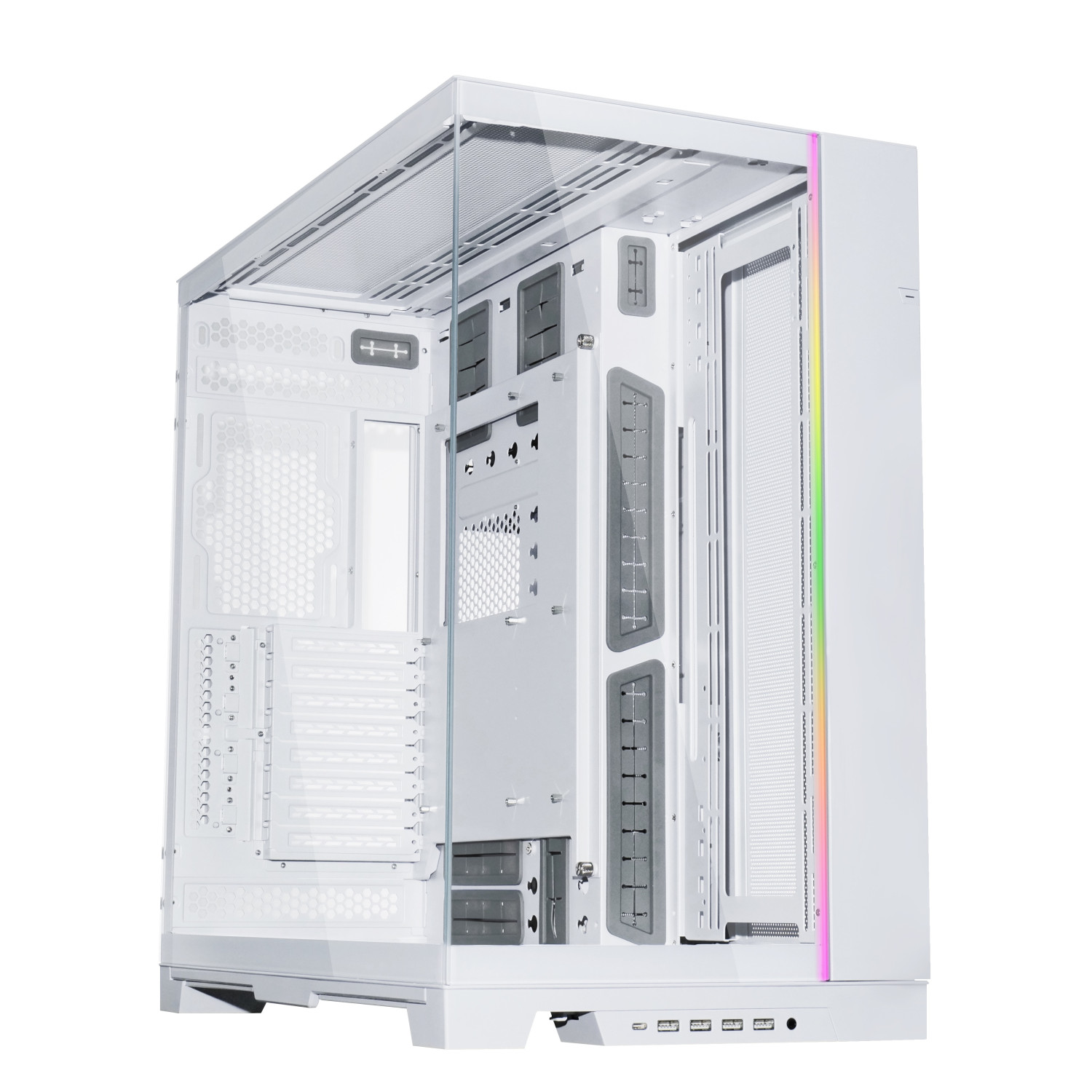 کیس Lian Li O11 Dynamic EVO XL – White_6912ff0a76ea5.jpeg کیس Lian Li O11 Dynamic EVO XL - White - تصویر 1